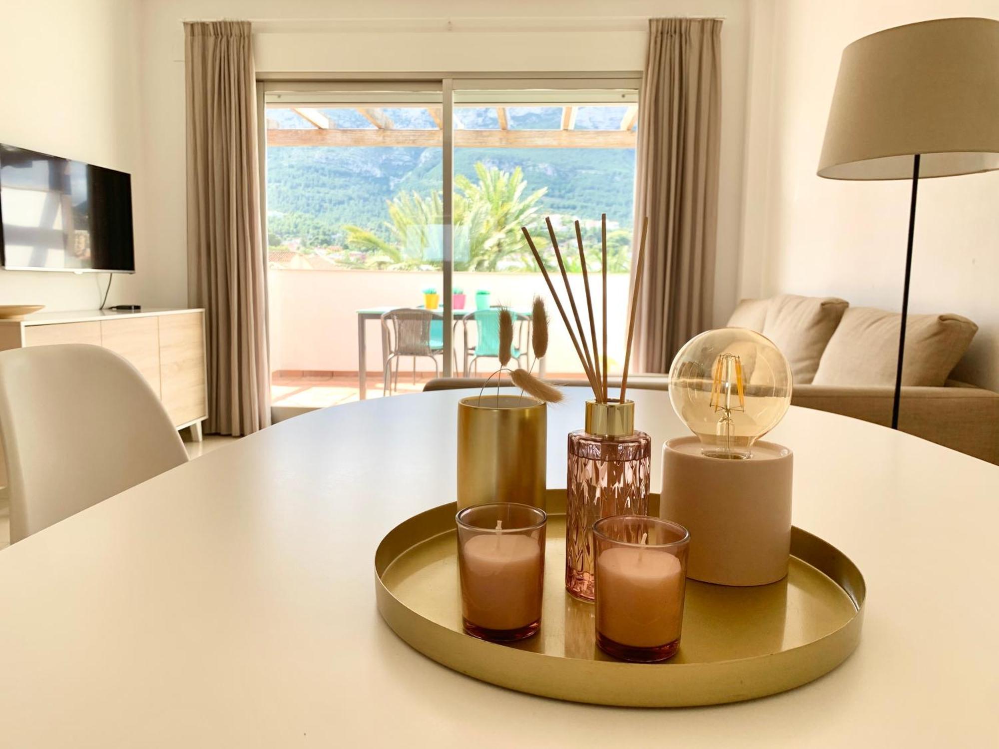 Hoteltype Penthouse 2 Beds, Parking, Wifi & Pool Stunning Views Denia Exteriör bild